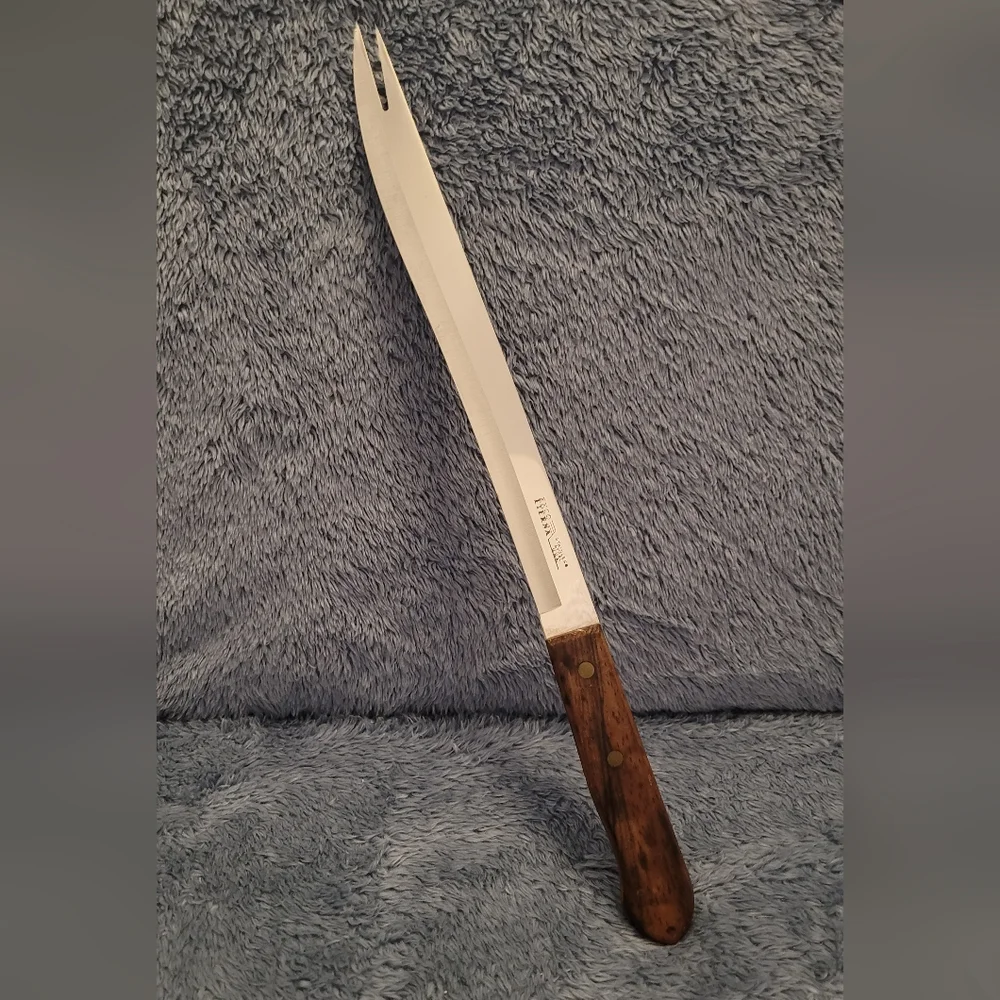 Ekco Eterna 2 Prong Vintage Fork Tip Slicer Knife 9